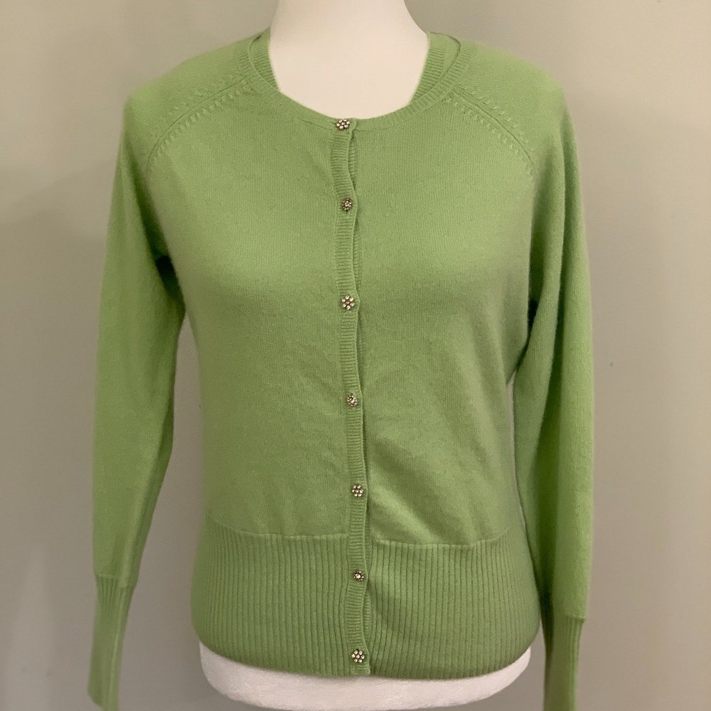 Mainbocher Cashmere Sweater Set Cardigan with tank